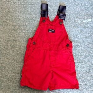 OshKosh B'gosh Bright Red Kids Overalls